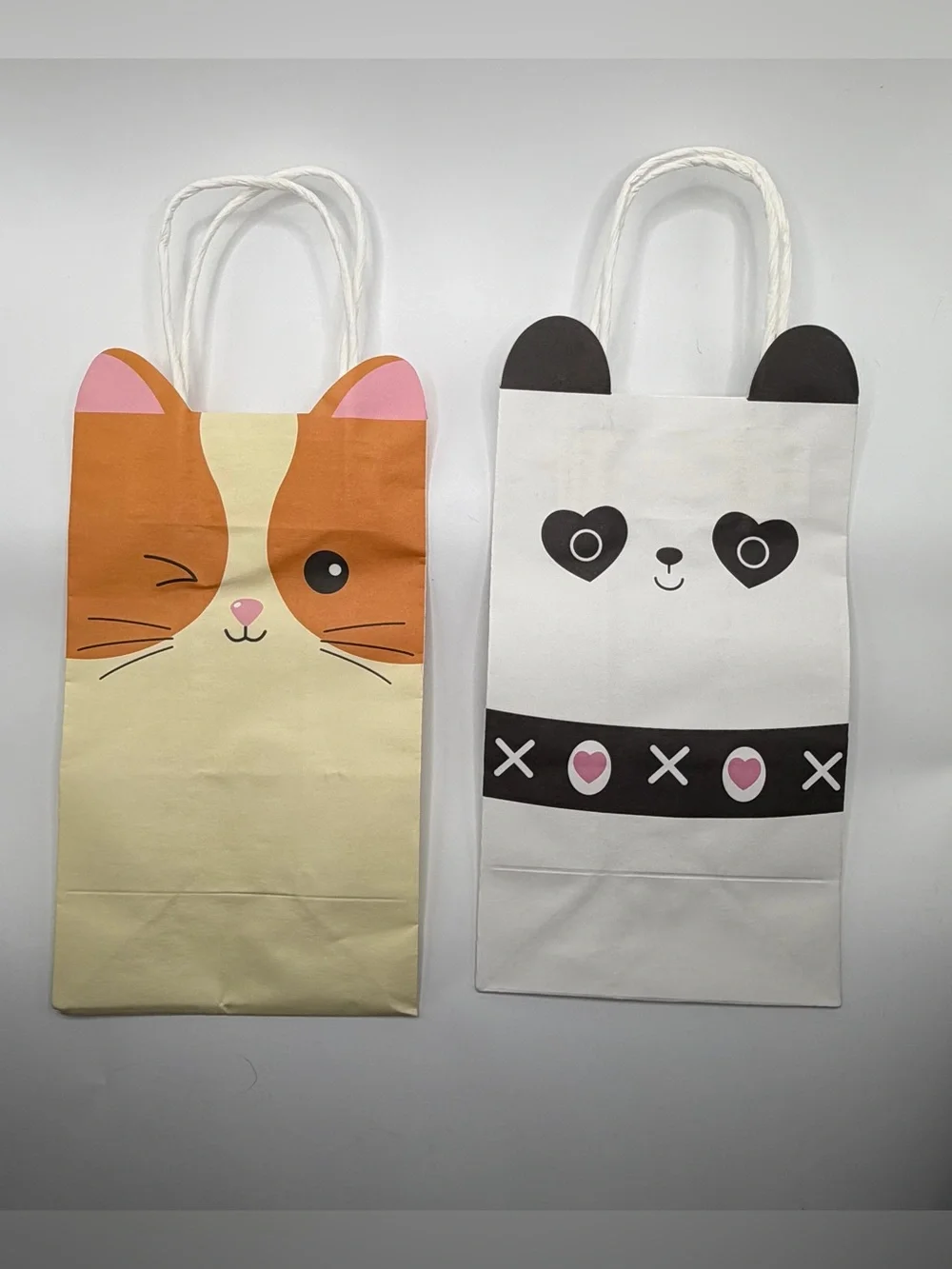 24 Animal Themed Party Gift Bags 8”x4.5” NEW
